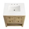 James Martin Vanities Breckenridge 30in Single Vanity, Light Natural Oak w/ 3 CM White Zeus Top 330-V30-LNO-3WZ - alternate 5